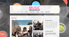 Desktop Screenshot of musicinterviewcorner.com